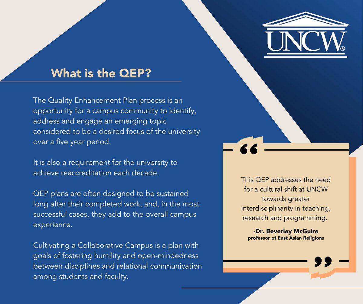 UNCWPier601's tweet photo. 🌟CLIENT SPOTLIGHT!🌟
This week’s client spotlight shines on UNCW’s Quality Enhancement Plan: Cultivating a Collaborative Campus. Our team is ready to bring their vision into reality! Learn more about the QEP here: https://t.co/vWU0dCxdud
#UNCW #uncwcom #wilmingtonnc #pier601 https://t.co/TW9tl4OLHa