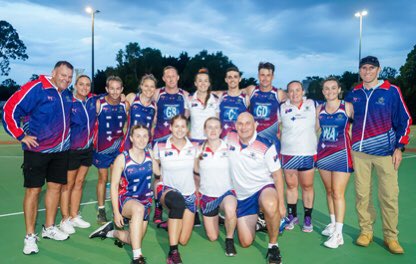 SportsADF's tweet photo. A team from the ADF Netball Association recently participated in the Australian Combined Netball Association (CANA) national competition in Beenleigh, QLD. #SportsADF #YourADF #ADFNetball
@Australian_Navy @AustralianArmy @AusAirForce https://t.co/epHWoY3MeJ