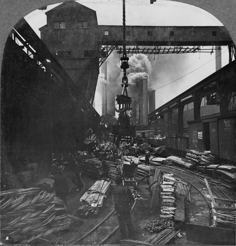 PghHistoryPie's tweet photo. Yard of Steel Works, Pittsburg, Pa - c1910 https://t.co/xZ61tQmbCe
