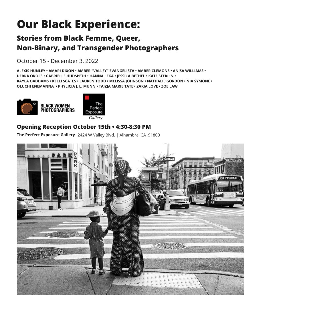 Phylicia J. L. Munn (@phyliciajlmunn) on Twitter photo My 1st photo exhibition! Happy to be in the space with 20 other amazing photographers! ☺️
Come thru LA folks! Opening reception on 10/15
Thanks <a href="/BlkWomenPhoto/">Black Women Photographers™️</a> !
Flyer photo by Kate Sterlin. My 1st photo exhibition! Happy to be in the space with 20 other amazing photographers! ☺️
Come thru LA folks! Opening reception on 10/15
Thanks <a href="/BlkWomenPhoto/">Black Women Photographers™️</a> !
Flyer photo by Kate Sterlin.