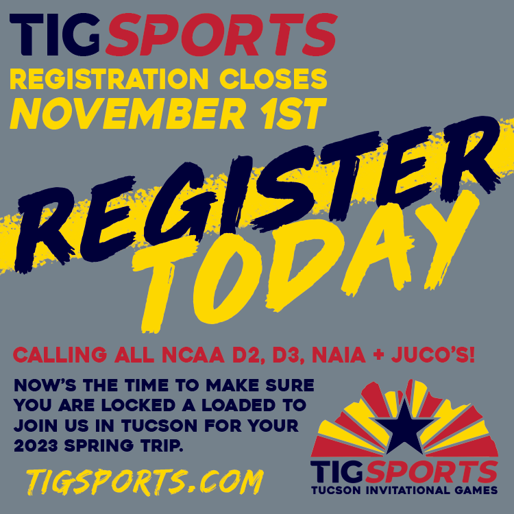 TIGsports's tweet photo. Softball + Baseball Colleges &amp; Univ.... ya'll registered for your spring trip yet?

#tigsports #collegebaseball #collegesoftball https://t.co/zgSHYru8HE