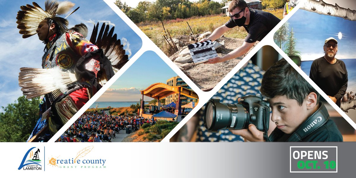 CountyofLambton's tweet photo. The #CreativeCounty Grant program supports new and innovative projects that build cultural capacity, strengthen creative community, define the County’s unique identity and enrich quality of life. Applications open October 10.
Learn more: https://t.co/NeOEv2RZB0 https://t.co/J4lu0fs8C5