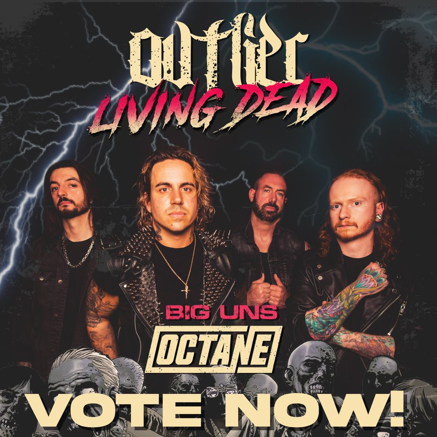JAlfano73's tweet photo. Hells yeah I voted for @ovtlierband #LivingDead this week for #biguns, how bout you? @SXMOctane @josemangin @shannongunz @CiBabs #HardRock #NewRock #NewMusic #SXMOctane #Octane #OctaneAccelerator #Ovtlier https://t.co/iM3acP0dku