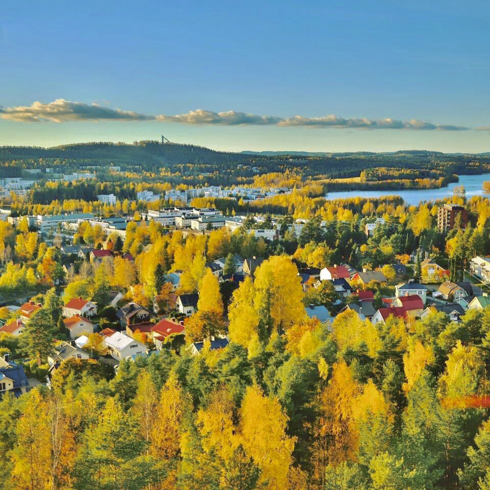 Here’s a photo of the city of Jyväskylä in Central Finland in all its autumn glory for absolutely NO REASON WHATSOEVER