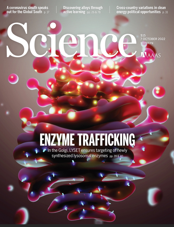 JakeYeston's tweet photo. Because @SMHSci is prescient😉, we've got a gorgeous cover of @ScienceMagazine today (illustrated by @oooitsplasma) that highlights the latest collaborative LYSET work from @CarolynBertozzi!!! https://t.co/7mHMuvWBFt https://t.co/QiXOItHMzs
