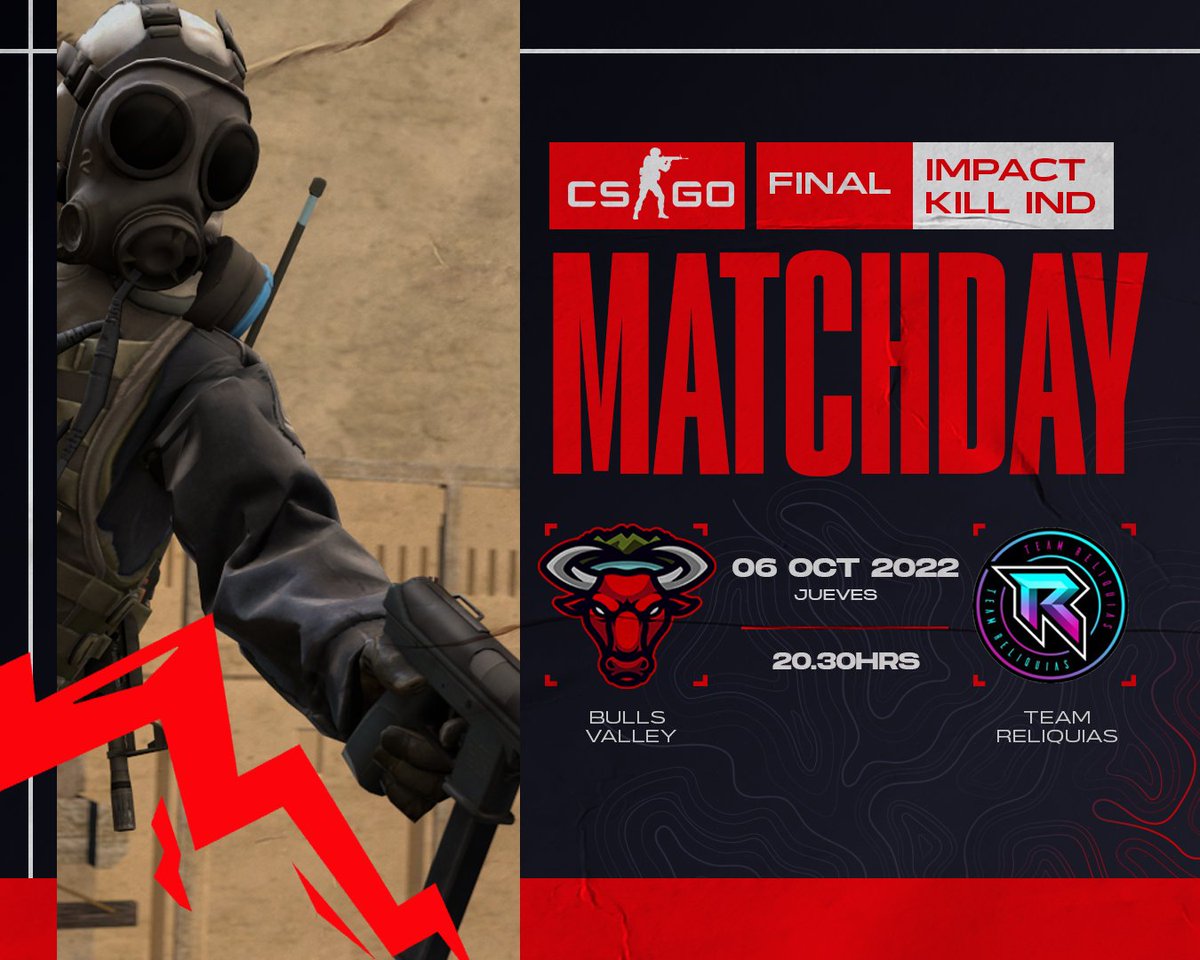 BullsValley's tweet photo. Hoy los Toros juegan su primera final ante Team Reliquias por la Impact Kill Cup 🔥
20:30hs 🕣
#GoBulls
https://t.co/YNEys1LO5m https://t.co/gUHT63yILM