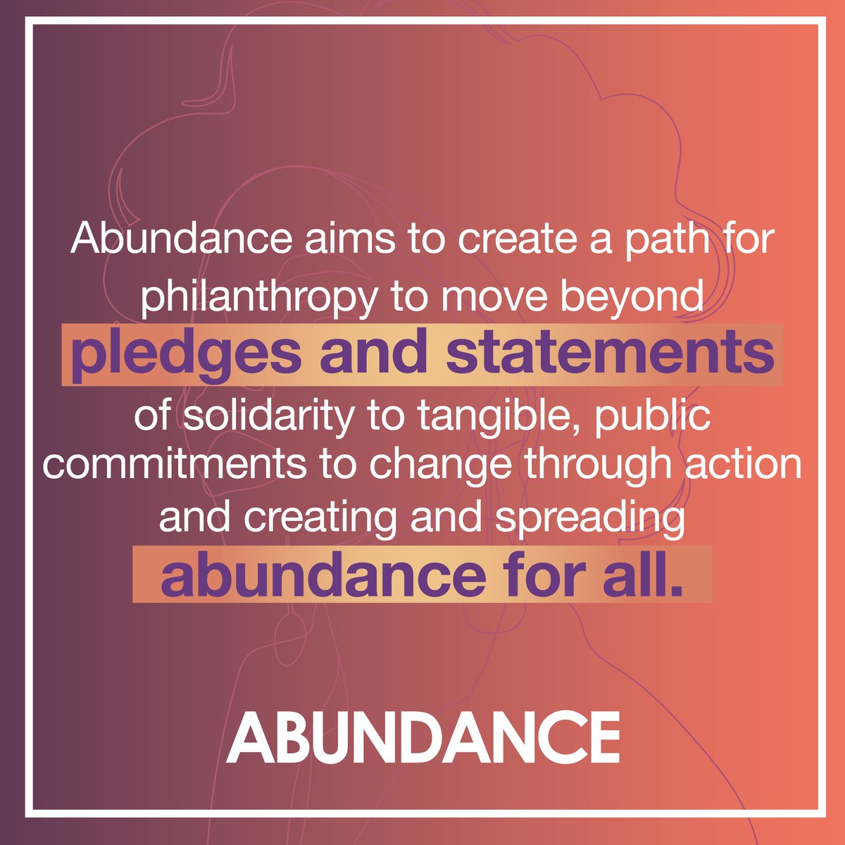 Watch a conversation on Abundance between Liz Dozier, Sharon Bush, John Palfrey, and Marcus Walton from Grantmakers for Effective Organization and what it looks like to move beyond pledges to action.

youtube.com/watch?v=0s76aT… 

#AbundanceMovement #positiveimpact #socialimpact