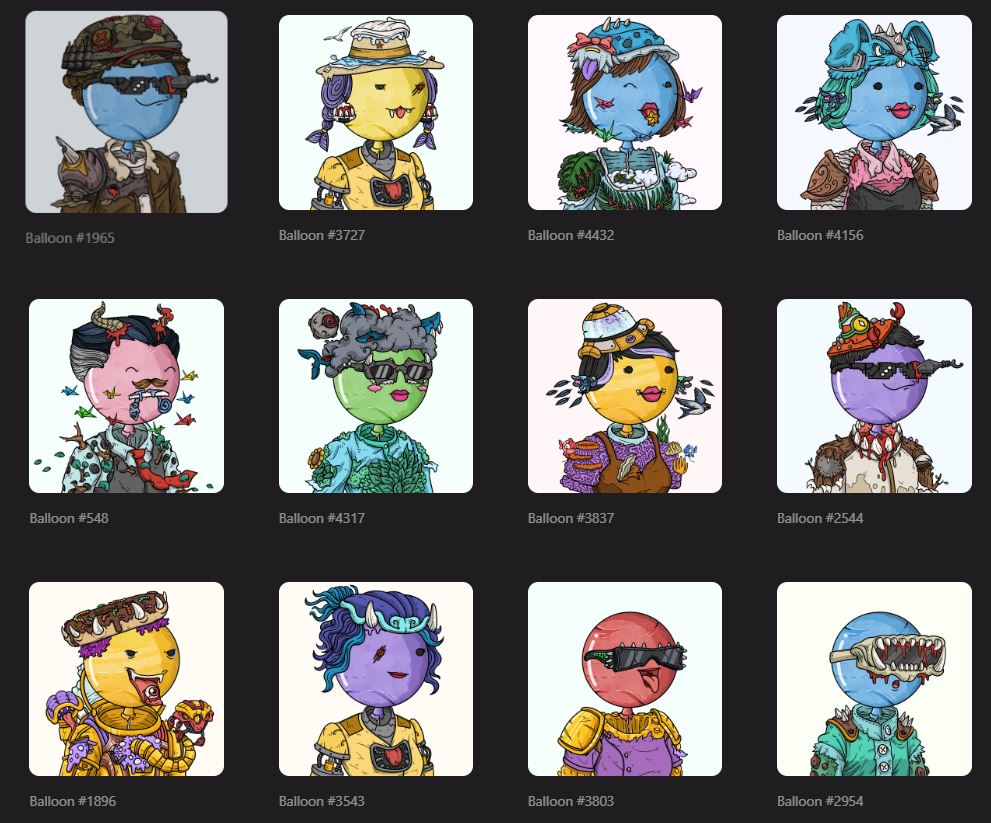 All my @balloonsville_2 have been ASCENDED!
Killer art by the one and only <a href="/Krayonnft/">Krayon</a>.
Amazing work and journey from the <a href="/H3LIUMSTUDIO/">H3LIUM Studio</a>! 
<a href="/dirtySOK/">SOK</a> 
@OMEGA3___ 
@forgiven_nft 
<a href="/Bobi2k_/">Bobi🎈【Ø】</a>