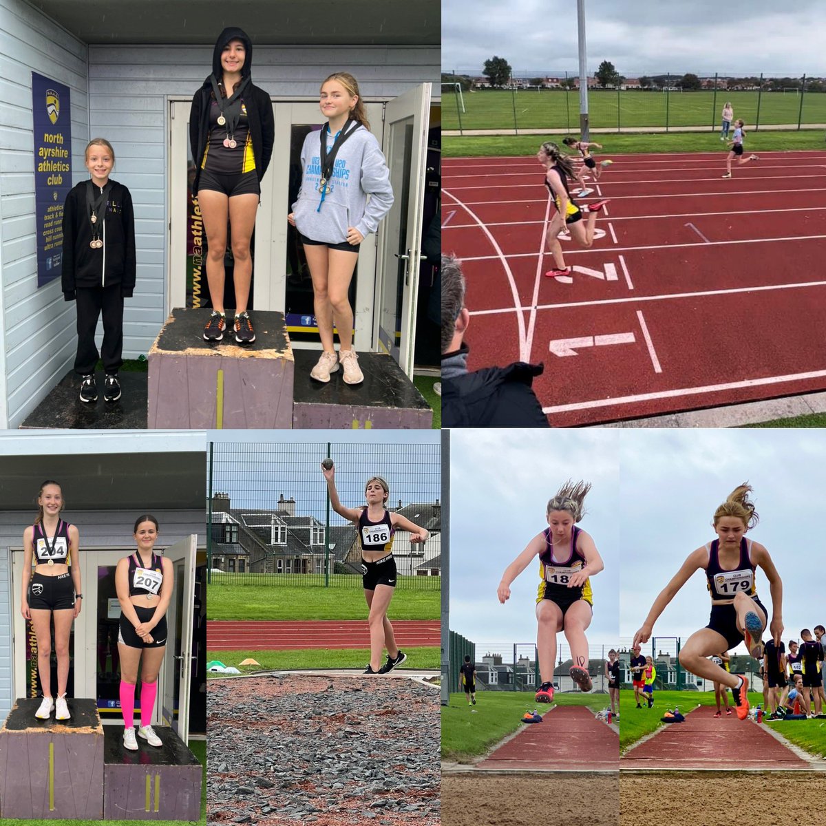 NAathleticsclub's tweet photo. Supporting Scottish Women and Girls in Sport week. Tonight we are celebrating  the bravery of all our female athletes who turn up to the start line and perform, whether it is track, feild, road or trial we salute you 🫡🤩🙌🏻 #SheCanSheWill https://t.co/3UzmvYPm7D