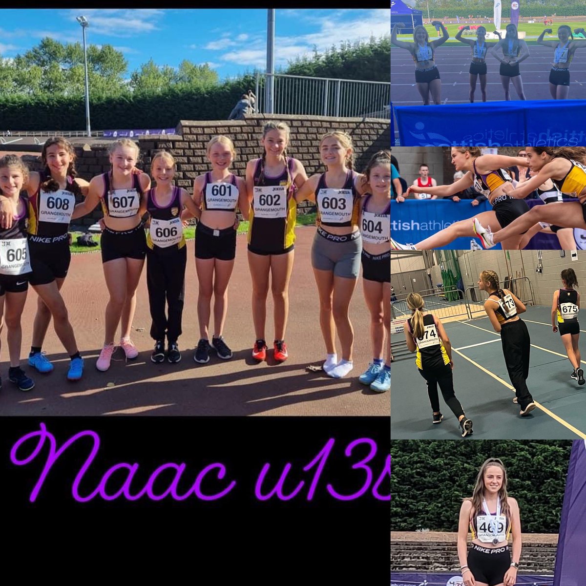 NAathleticsclub's tweet photo. Supporting Scottish Women and Girls in Sport week. Tonight we are celebrating  the bravery of all our female athletes who turn up to the start line and perform, whether it is track, feild, road or trial we salute you 🫡🤩🙌🏻 #SheCanSheWill https://t.co/3UzmvYPm7D
