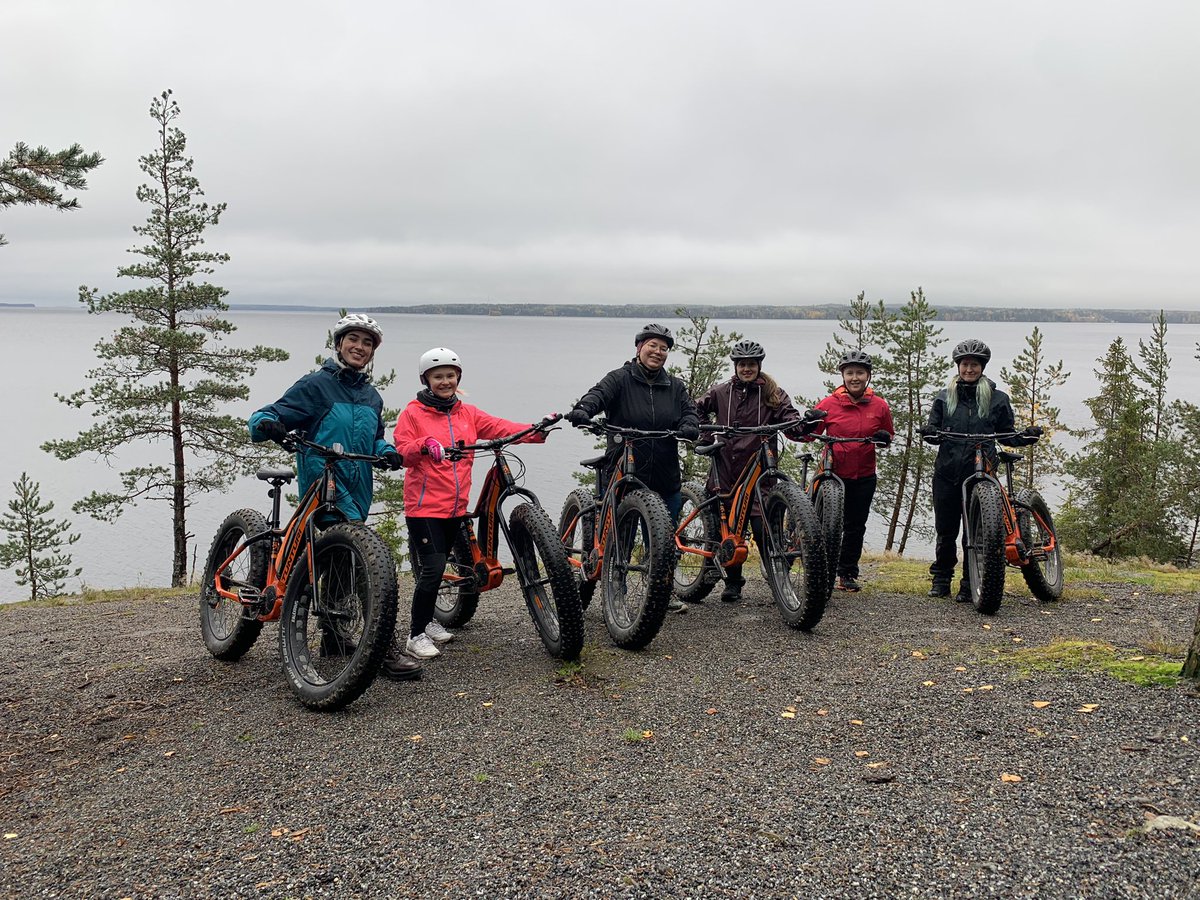 Yesterday we had a great time together with our neuroimmunology team! <a href="/LabHagman/">Hagman Lab</a> <a href="/kauppi/">don k kauppi</a> @coeboc #fatbikes #kauppisportscenter