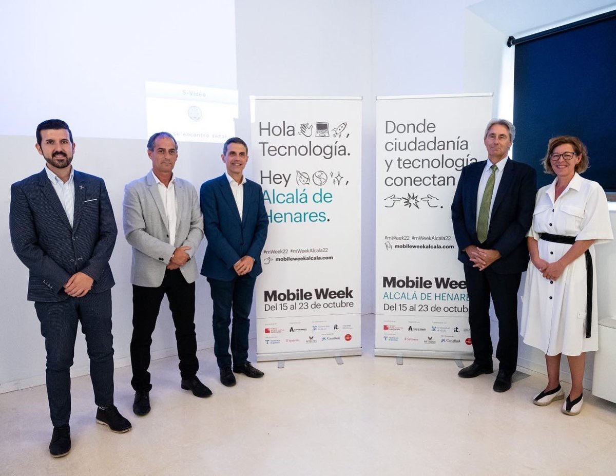 CastillejoCalvo's tweet image. 💥 Hey Alcalá, ¿quieres conocer la programación completa de la @mWeek_Alcala 2022? 💥

🎥 Te dejo link en Youtube de presentación del programa completo 👉🏻 youtube.com/watch?v=ELEPTZ…

📆 Apunta fecha 👉🏻 15 a 23 octubre

🌐 mobileweekalcala.com

#mWeek #mWeekAlcalá22 #AlcaláInnova