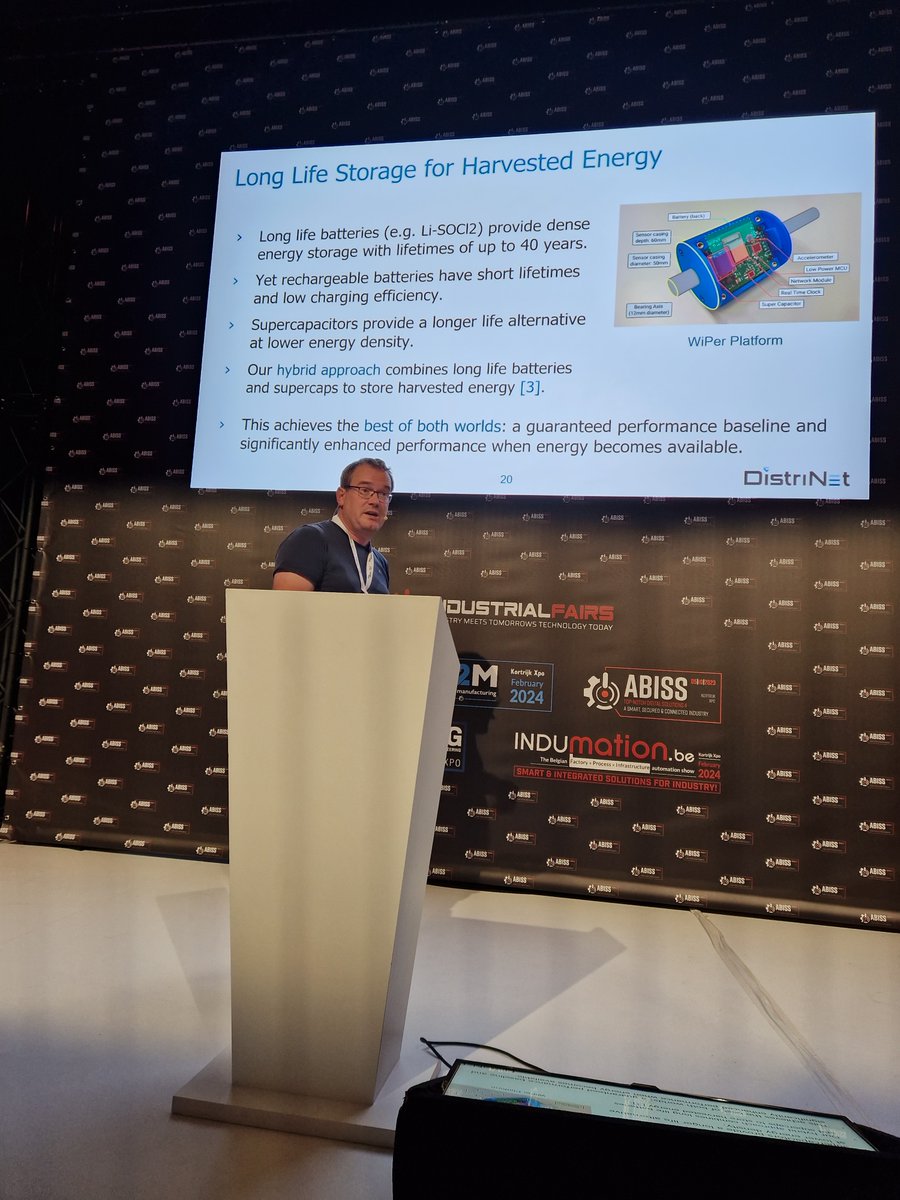 sammichiels's tweet photo. Really enjoyed our presentation today of our @VLAIO_be imec.ICON-WiPeR demonstrator @industrialfairs #ABISS. Great team work, as always... @DistriNet @TelevicGSP @VersaSense @Bekaert @imecVlaanderen @hughesdr @wm1386 Mengyao Liu https://t.co/MV9kl24m0a