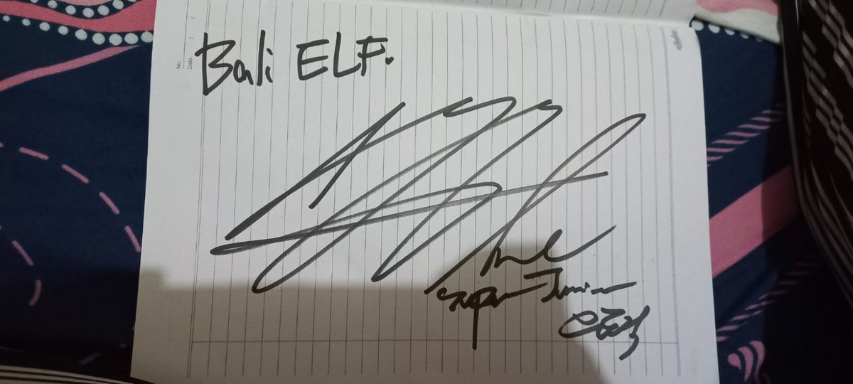 ElfbalIofficial's tweet photo. 05/10/2022
Thank you @AllRiseSilver 
Thank juga hidden crew @honeyDalnim Dll udh inget minta sign ke oppa 

See you in Bali 🤗🤗 https://t.co/UHhGEqNG60