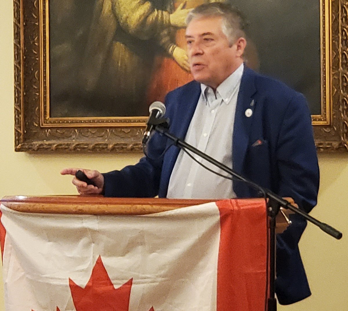 Events4Wellness's tweet photo. Director Health Services Wounded Warriors Canada Philip Ralph provided an overview of Wounded Warriors to 90 mental health stakeholders at Invisible Wounds 7th Annual National Conference For First Responders Oct 6, 2022 in Niagara-On-The-Lake. Thanks Ralph. #Events4Wellness #MIAW https://t.co/SyioBPtVTk