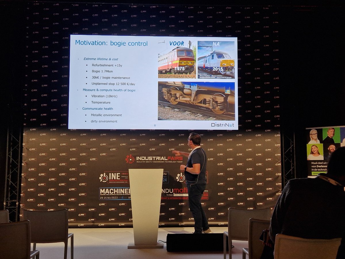 sammichiels's tweet photo. Really enjoyed our presentation today of our @VLAIO_be imec.ICON-WiPeR demonstrator @industrialfairs #ABISS. Great team work, as always... @DistriNet @TelevicGSP @VersaSense @Bekaert @imecVlaanderen @hughesdr @wm1386 Mengyao Liu https://t.co/MV9kl24m0a