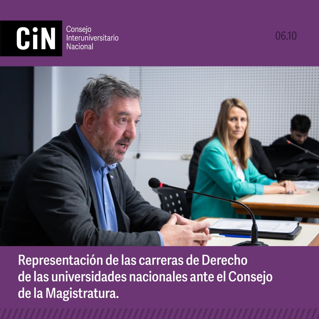 CINoficial's tweet photo. El @CINoficial fue responsable de garantizar el proceso electoral que hoy proclamó a la representación de las carreras de Derecho de las universidades nacionales ante el Consejo de la Magistratura.
https://t.co/tLF2HDOgGo https://t.co/rtO6PamNb0