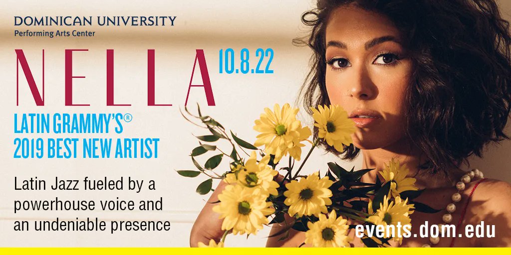 Chicago_Reader's tweet photo. Don’t miss an evening of Latin Jazz with NELLA - Venezuelan powerhouse and 2019 Latin Grammys ® Best New Artist. On stage @Dominicanupac Oct 8 at 7:30 pm. Get tickets now at https://t.co/K5e0OwDuxk
#ad #sponsored https://t.co/sl8ERmU0pn
