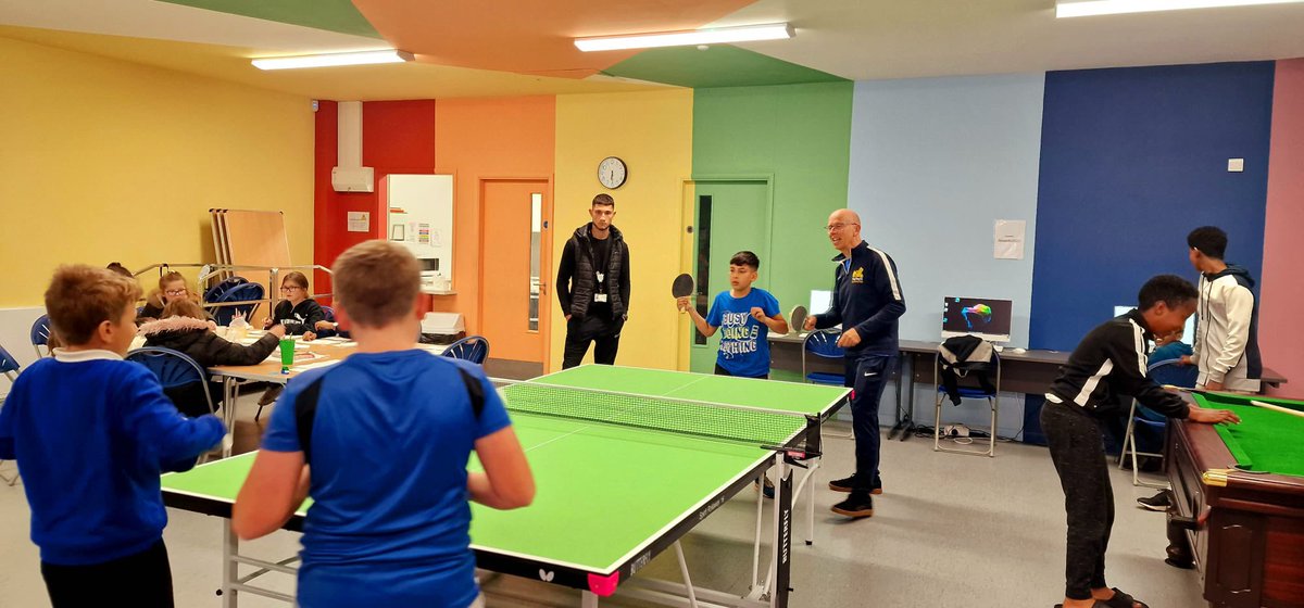 CATCHLeeds's tweet image. We are back at the Nowell Mount Community Centre for our #CATCHonWheels programme. Another busy session with @PINGPONGFORU. We are so proud of this community &amp;amp; youth space created through collaboration &amp;amp; supported by @wy_vru. The centre is a much-needed resource in this area.