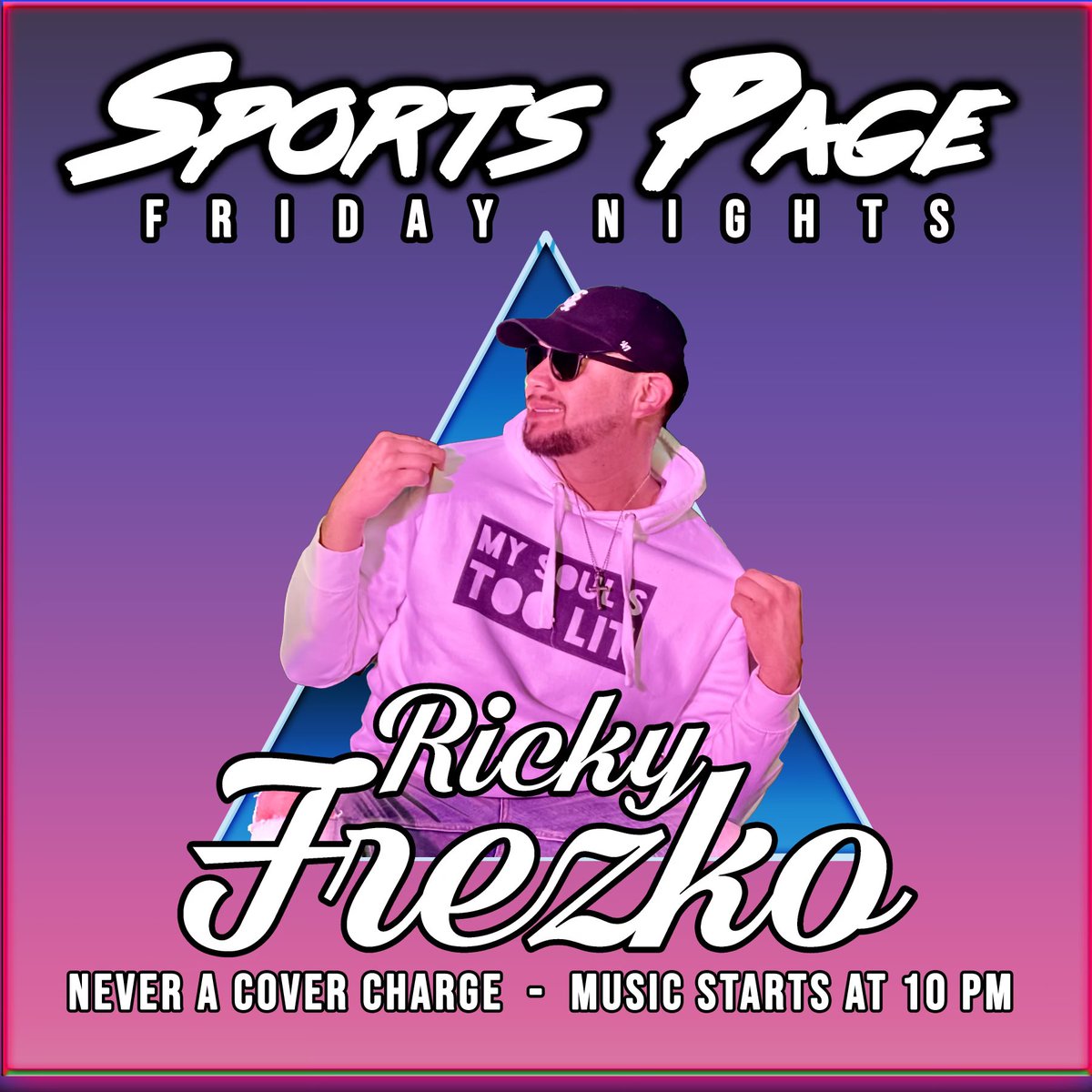 DjRickyFrezko's tweet photo. First of many to come! 

Catch me at Sports page TOMORROW!🔥

#LoNuevoMovement #AyyVamos! #OpenFormat! #LATINOSSTANDUP!
@jasoncruz39 https://t.co/aBRMBaqwbf