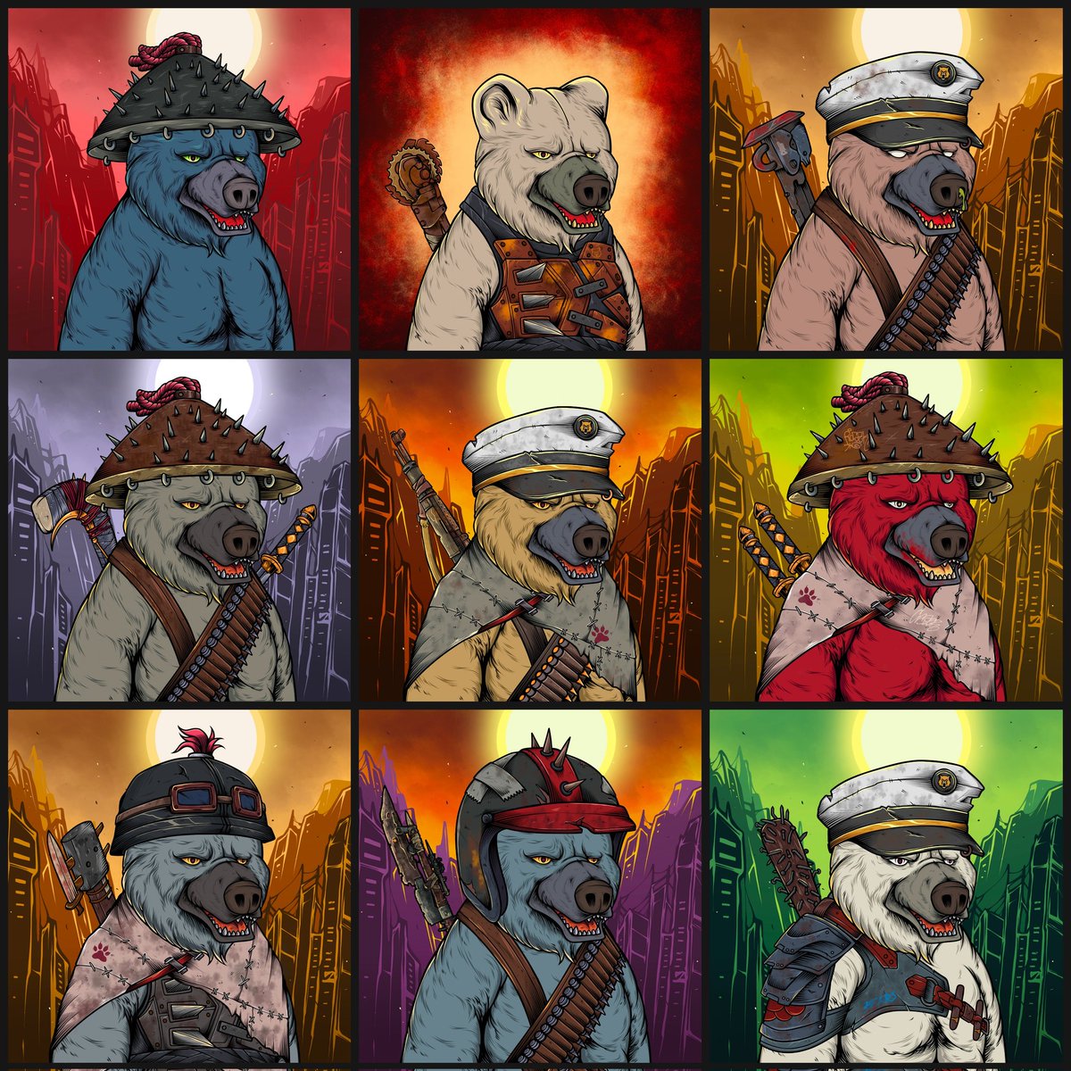 @NFTDegenNSM Hi 👋
Let's join to the camp colony! and choose your soldier.
We are building warriors,Hunters &amp; much more coming!🔥🐻

1/1 Art Collections 
FP : 0.006 $ETH (Polygon)
No gass fee

Join now!
🔗 opensea.io/collection/max…