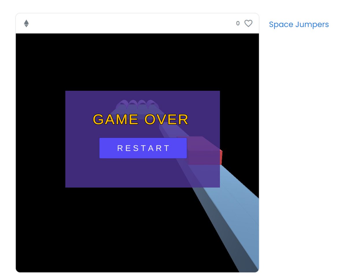 <a href="/Space_jumpers/">𝙽𝙴𝙱𝚄𝙻𝙰'𝚂 𝙴𝙳𝙶𝙴</a> I played and I lost a few and won some. Really neat idea for sure! #NFTGame #OpenSeaNTF #ETH