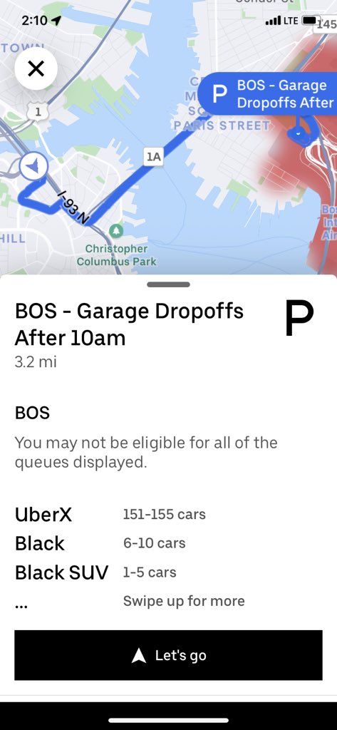 BOSuberdrivers's tweet photo. @uber @Uber_Support @ridecritic @TheRideshareGuy can you say market over saturation? It’s never been above 75 cars at a peak time in the last 6yrs… https://t.co/A5NFocq0R4
