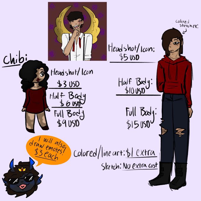 TheMothPrince's tweet photo. Commissions open! Im most active on my Instagram which is also in my bio but I can be reached here as well! #commissionsopen https://t.co/saQtU1IXH9