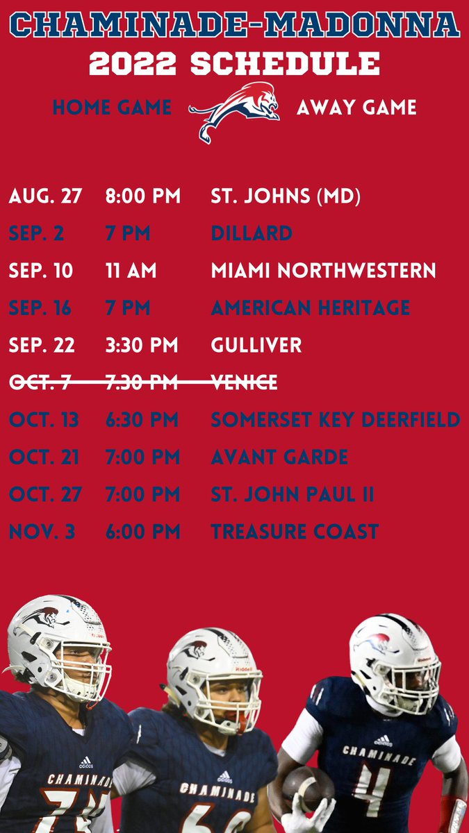 C-M Lions Athletics (@cmlions_sports) on Twitter photo Please see the updated Varsity Football schedule below! Go Lions! Please see the updated Varsity Football schedule below! Go Lions!