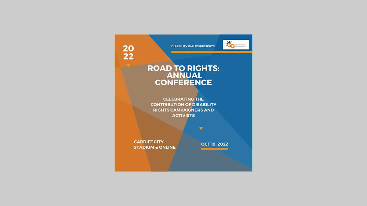 Ymunwch Âg Anabledd Cymru Yn Stadiwm Dinas Caerdydd 19 Hydref 2022
// <a href="/DisabilityWales/">Disability Wales</a> Annual Conference Is Coming To Cardiff On 19 October 2022 
👉bit.ly/3yghnnh