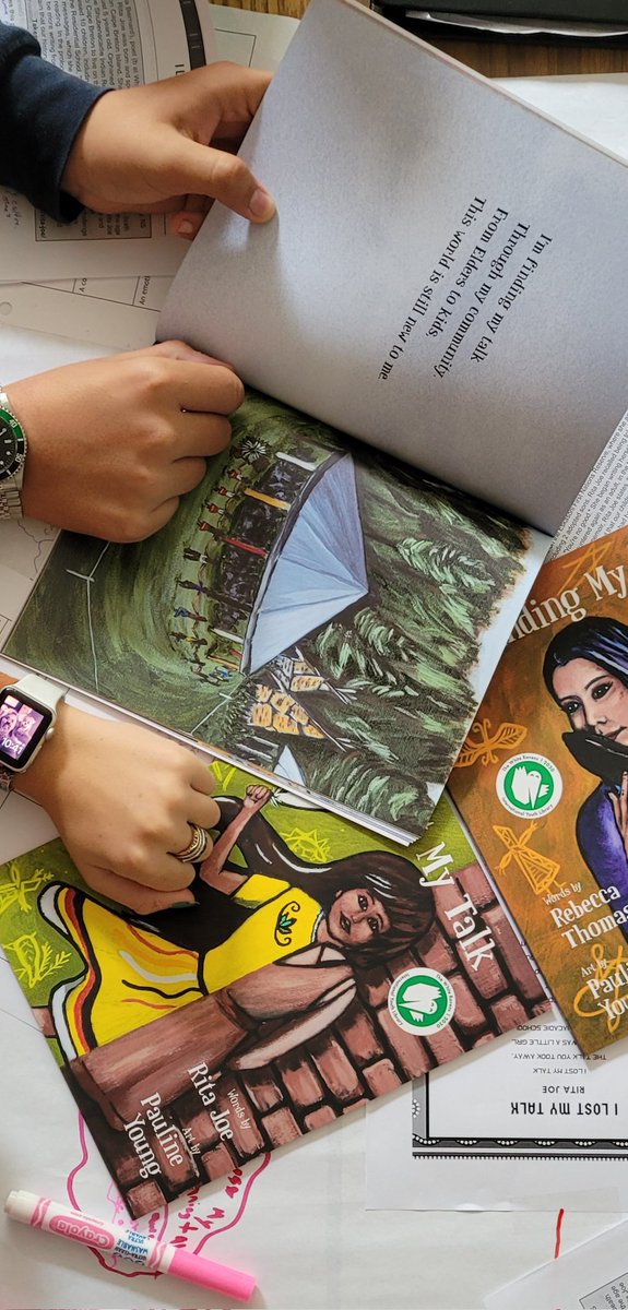 Thanks <a href="/BirchwoodCobras/">Birchwood School</a> for hosting myself and <a href="/slskeffington/">Sandra Skeffington (she/her)</a> and allowing us to explore Truth and Reconciliation through the voices of Rita Joe and @beccaleat. Great conversation and engagement by all the students.<a href="/EducationPEI/">Education PEI</a>