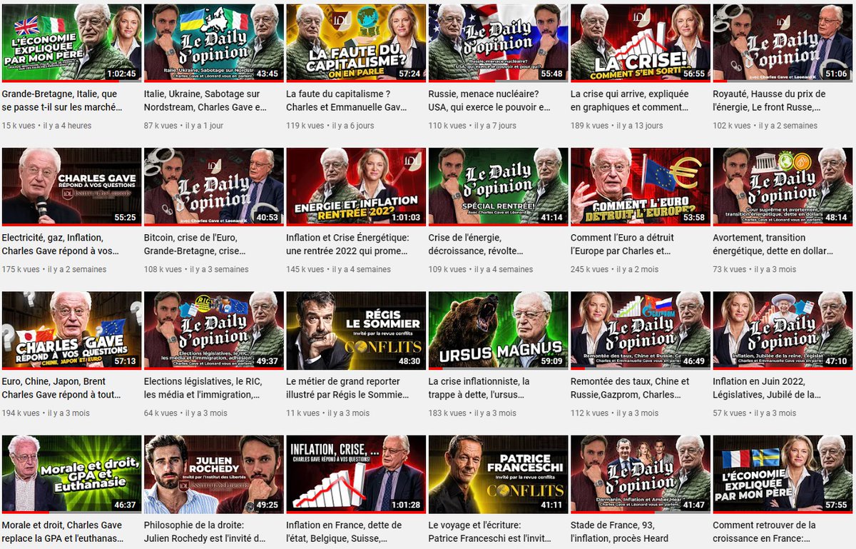 Complotist_'s tweet image. J&apos;attends chaque semaine ce rendez-vous avec impatience, lorsque les 2 vidéos hebdomadaires de l&apos;Institut des Libertés sortent.
Merci à vous @GaveEmmanuelle  et votre père.