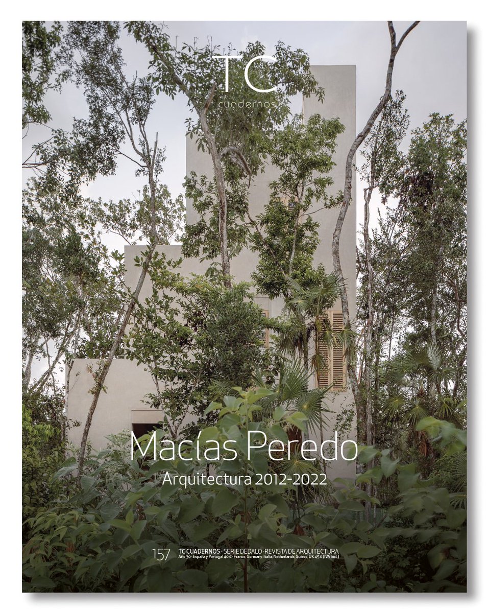 ¡Ya disponible!
TC 157 Macías Peredo
tccuadernos.com/monografias/54…

#maciasperedo #TCcuadernos #librosdearquitectura