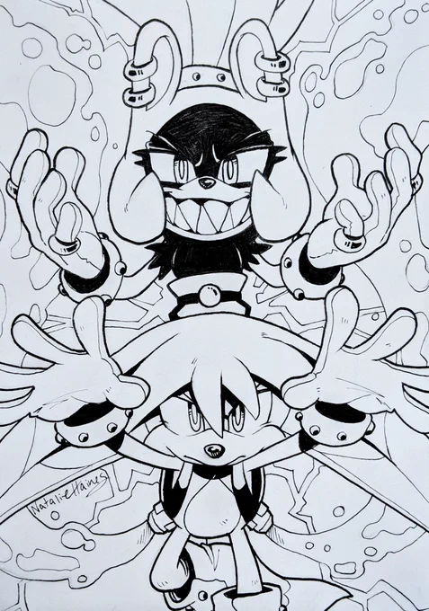 Come see me @CXCFestival this Saturday and Sunday (Oct 8/9th) at the Metropolitan Library in downtown Columbus Ohio 🙌
Gonna have lots of comics, prints, and originals up for grabs ⚡
Here's a Surge and Kit ink drawing that will be available 
