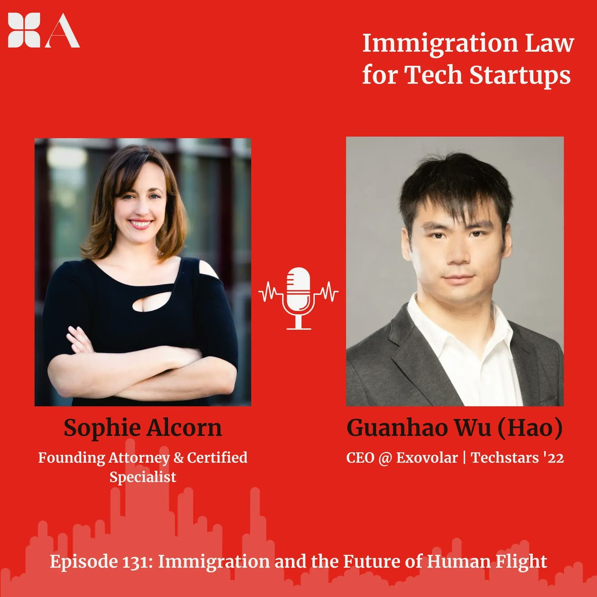 AlcornLaw's tweet photo. 📢 New podcast! @Sophie_Alcorn sat down with Guanhao Wu @wu_guanhao, a leader in the future of human #mobility. Listen in about his hands-free, wearable, air mobility system that allows humans to effortlessly navigate the sky.
@exovolar 
👉 Listen here: https://t.co/qgSaJI1XCL https://t.co/snCa7uTwRh