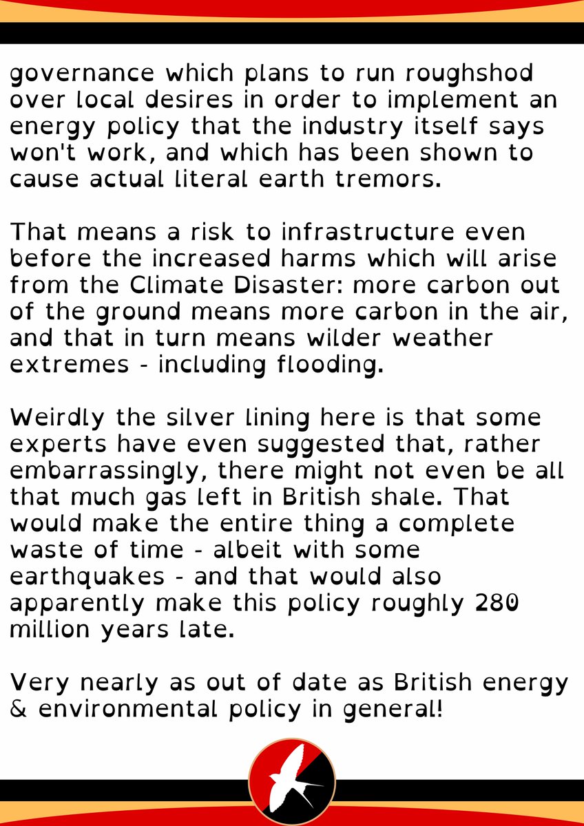 HarmonyPartyUK's tweet photo. Read the statement written by our #MediaWorkingGroup in response to Jacob Rees-Mogg & Liz Truss' plans to run roughshod over local, national, and industrial consensus on fracking in this country. π https://t.co/TwZjOpWiR1