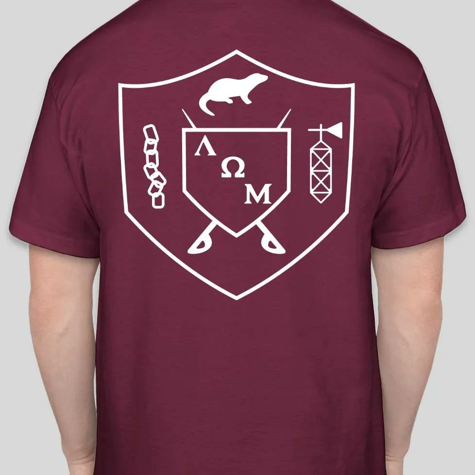 LOM_Minks's tweet photo. Minks merchandise is now live for our first fundraiser of the year! The original coat of arms designed by Frederick Wallin in 1962 was chosen to be the back piece to show strong connection to our alumni.  Shirts are $20, hoodies are $35. Dm for details on payment and shipping https://t.co/AOwUSvO5QW