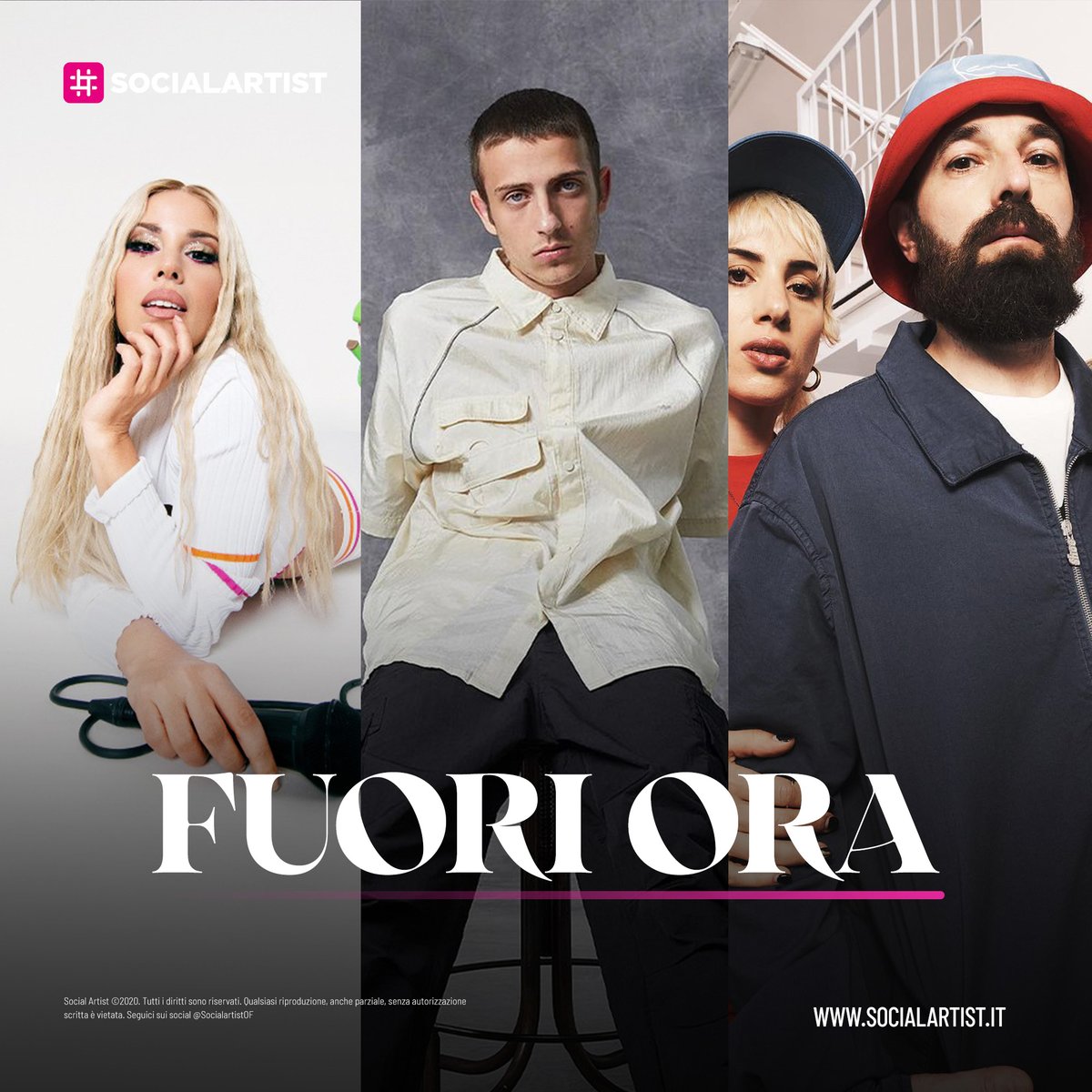 SocialArtistOF2's tweet photo. Fuori ORA su tutte le piattaforme digitali i singoli: 

▪️ #Chiamami dei Coma_Cose
▪️ #Easy di Baby K 
▪️ #Fluo di Sangiovanni
▪️ #TheLoneliest dei Maneskin

Li hai ascoltati? Cosa ne pensi? https://t.co/Qr2wklaTX3