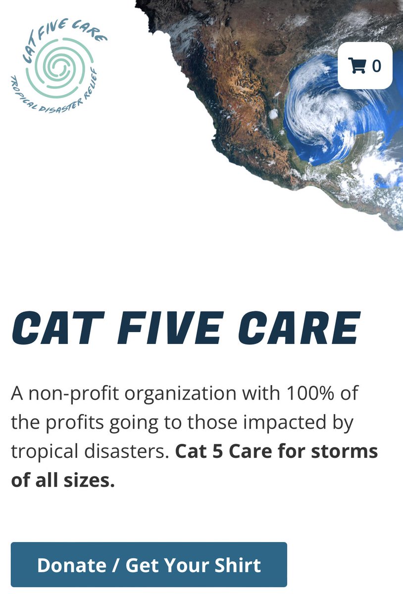 Check out CAT 5 CARE, a non-profit organization by Hurricane Hunter <a href="/GBlack22wx/">Garrett Black</a> to help with the recovery from tropical cyclones. You can purchase a Florida Strong shirt to help with Hurricane Ian at cat5care.org. Never stop helping