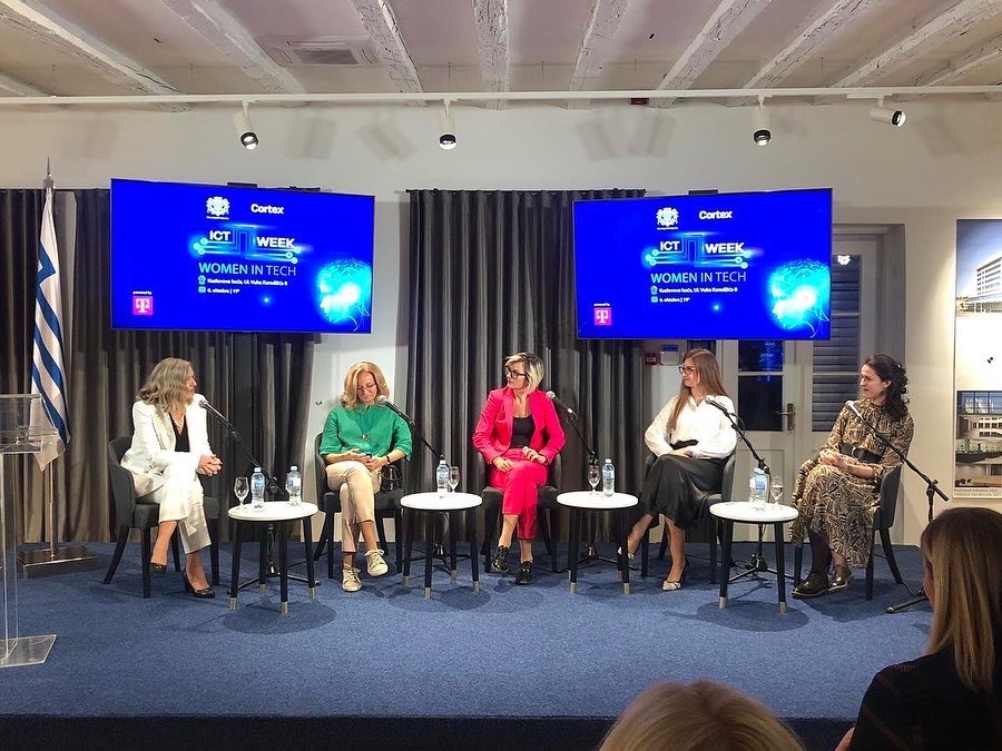 arhimed_me's tweet photo. Meetup posvećen damama u ICT-u u Kuslevovoj kući – Women in tech, na kojem je učešće uzela i naša @PonosDejana u društvu uspješnih dama, koje svojim radom potvrđuju da žene zavređuju mjesto u ovoj perspektivnoj i brzo rastućoj industriji. 🦹🏼🚀
@ictcortex https://t.co/VpTbfBPOe3