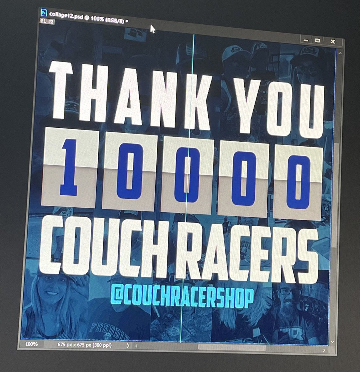 We grown to 10,000 strong. We love it. #CouchRacer 

Retweet if you’re ready for a giveaway. It’s gonna be OLD SCHOOL.