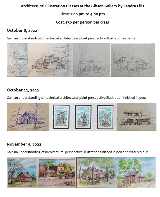 Come join us at the gallery for some art classes with the talented Sandra Elllis!