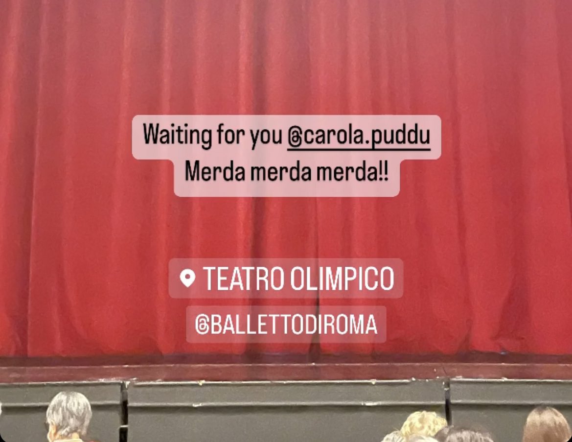 giulianabianco4's tweet photo. #carolapuddu #nancyberti stasera a #giuliettaeromeo @_ballettodiroma @AmiciUfficiale @WittyTV @MedInfinityIT fantastico adoro adoro queste cose https://t.co/gZ8ItUtr8t