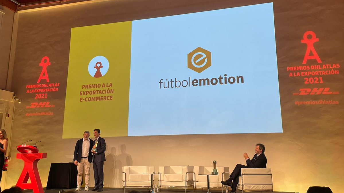 ¡⚽️<a href="/futbolemotion/">Fútbol Emotion</a> recibe el Premio a la exportación #ecommerce!

Gracias a su apuesta por la omnicanalidad y estrategia #digital ha logrado una comunidad de más de 3 millones de miembros,

¡Enhorabuena por vuestra dedicación y pasión!
🔴youtube.com/watch?v=jtMOdL…

#PremiosDHLAtlas