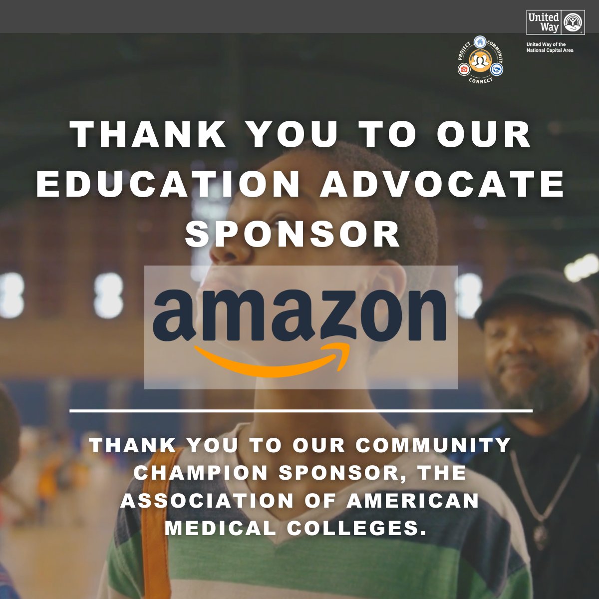 UWNCA's tweet photo. Project Community Connect is THIS week! A huge thank you to our sponsors and donors who helped to make this week possible.  
#ProjectCommunityConnect #PCC22 #donors #donations #resourcefair 
@amazon @AAMCtoday @shoppers @NandosSA @BOMBAS @Wegmans @GiantFood @Costco @LovePassionDD https://t.co/enP7cWQc2i