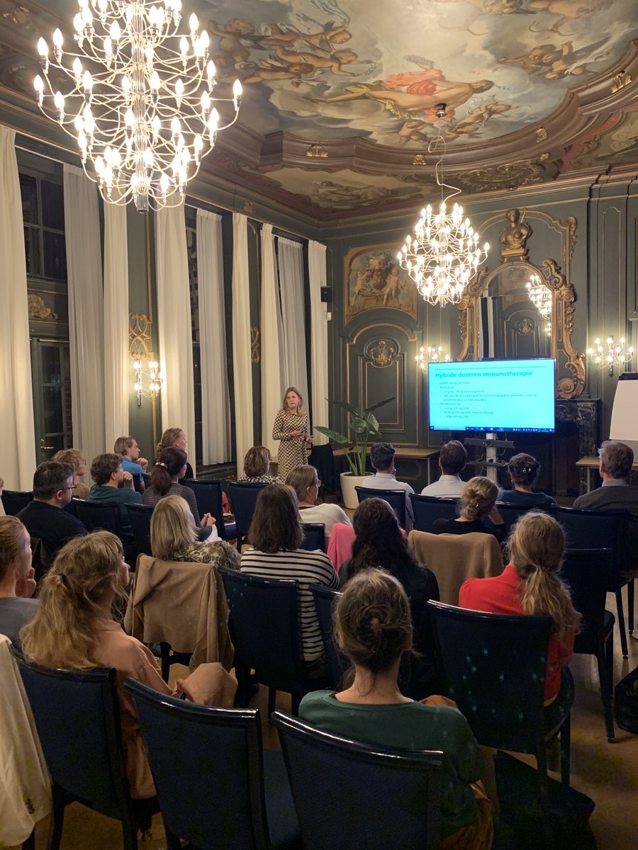 Vandaag eerst het symposium van het regionale Onco netwerk Oost en daarna de verdiepingsavond met alle oncologen van de regio ⁦<a href="/radboudumc/">Radboudumc</a>⁩