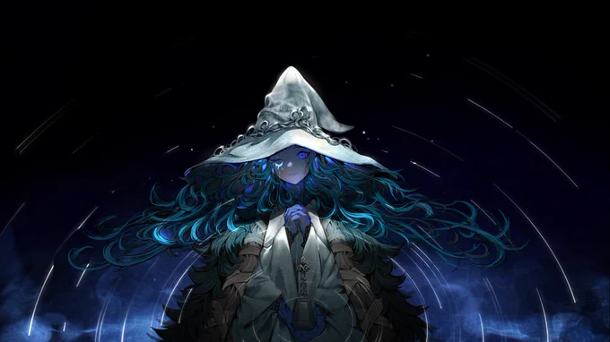 Fan art | Elden Ring - Ranni the  黒猫只喝水 
