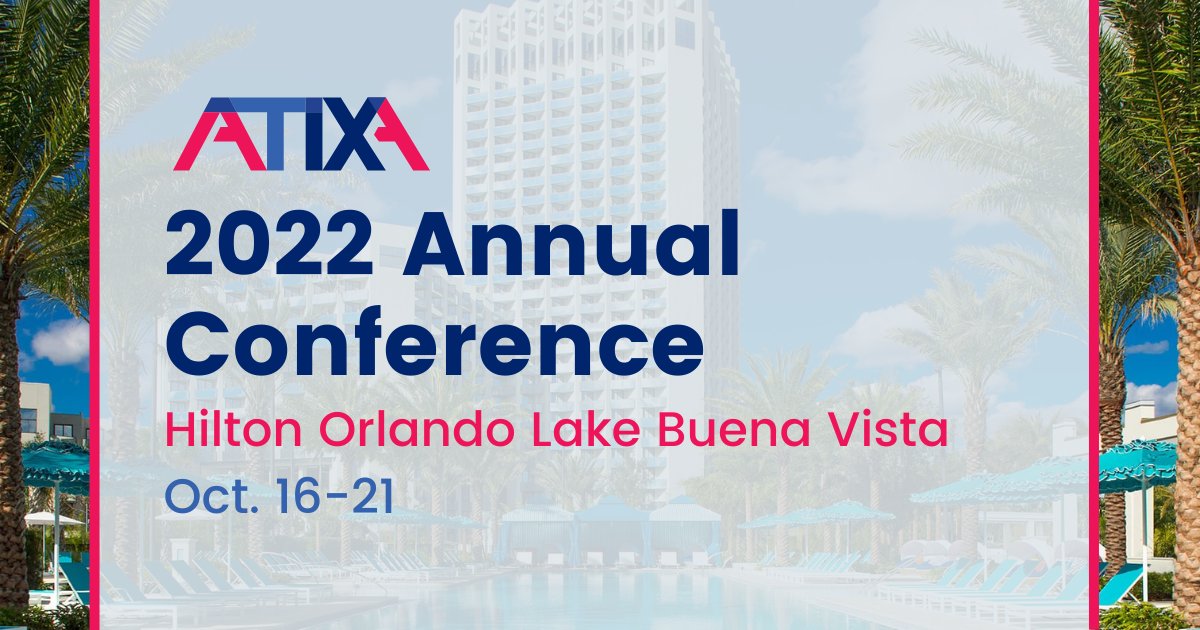 ATIXAorg's tweet photo. Our Annual Conference in Orlando, FL features a track specifically for K-12 schools and districts. Don't miss our K-12 conference sessions, roundtable session, and training and certification courses. View the full schedule and register today: https://t.co/zVvNDDeexf. https://t.co/QNYaoK85So
