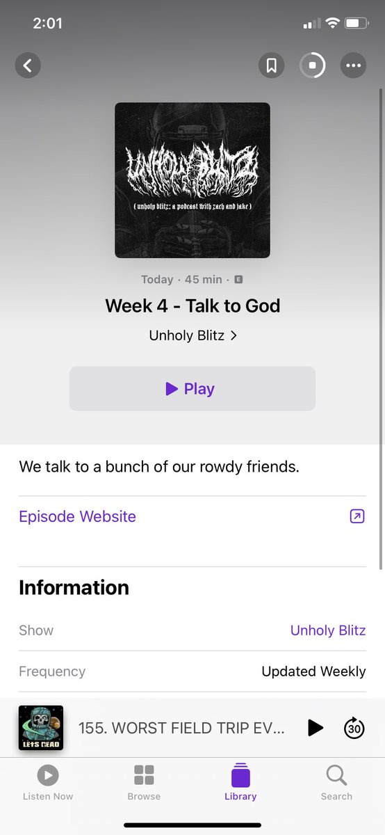 New <a href="/unholyblitz/">Adult Contemporary podcast</a> - it is an ok episode. You can listen if you want