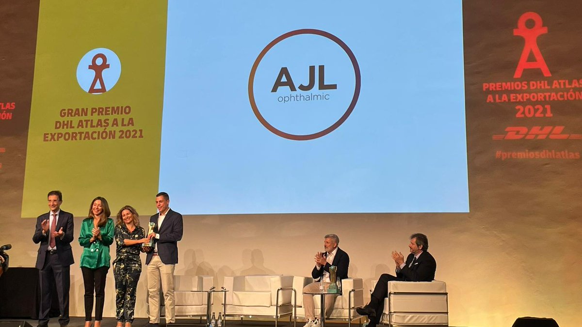 🥇¡El Gran Premio a la Exportación 2021 de los #PremiosDHLAtlas es para <a href="/AJL_Ophthalmic/">AJL Ophthalmic</a>!

La compañía apuesta por la #innovación constante y cuenta con una extensa red internacional al estar presentes en más de 80 países.

¡Merecido reconocimiento!👏🏼

🔴youtube.com/embed/jtMOdL9I…